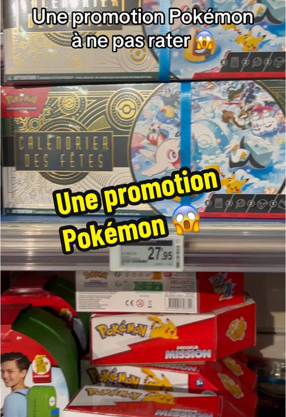 Qui a pris le calendrier Pokémon ? #pokemontiktok #pokemon #pokemoncards #xelapokemon 