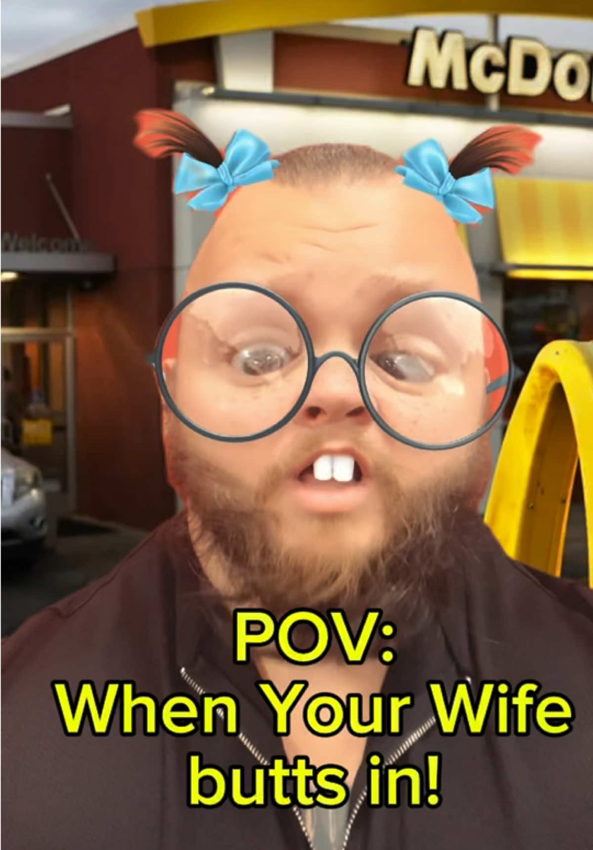 When your Wife is Upset with Mcdonalds! #mcdonalds #mickeyds #goldenarches #uhc #ceo #luigimangione #brianthompson #snackwrap #chipotle #funny #humor #fyp #foryoupage #comedy #prank 