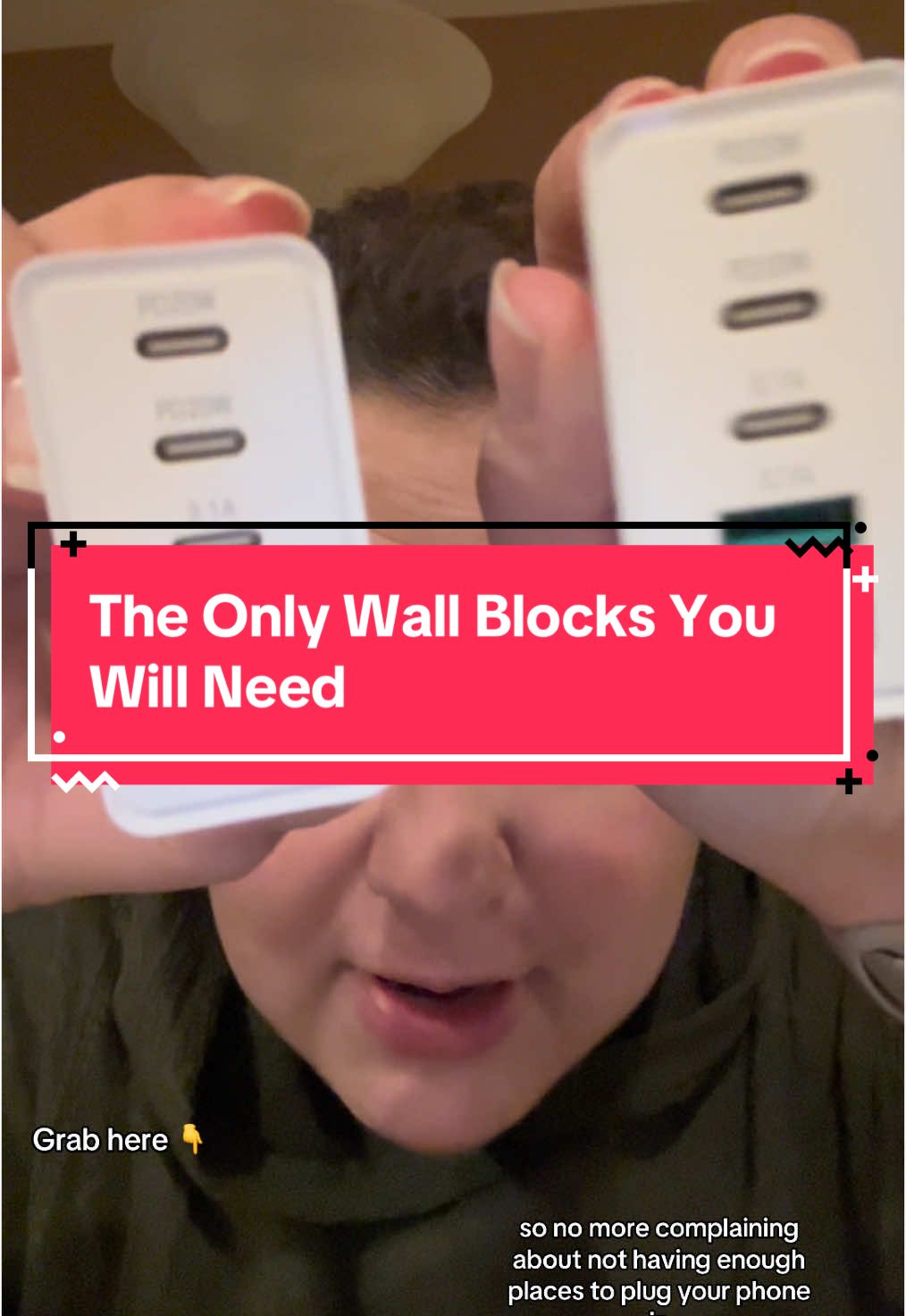 Are you always running out of places to plug your electronics? #wallblock #wallchargers #charger #usb #usbc #tiktokshopholidayhaul #newyearnewaura #giftguide #tiktokshopcreatorpicks 