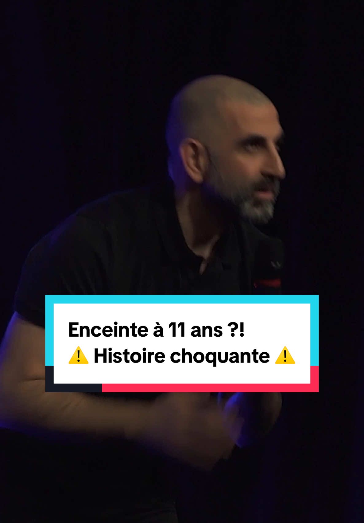 ⚠️ Histoire choquante ⚠️ Enceinte à 11 ans… Regardez la vidéo en entier, vous êtes pas prêts ! 🫨  #kheiron #kheironsurtiktok #humoriste #spectacle #histoirevraie 