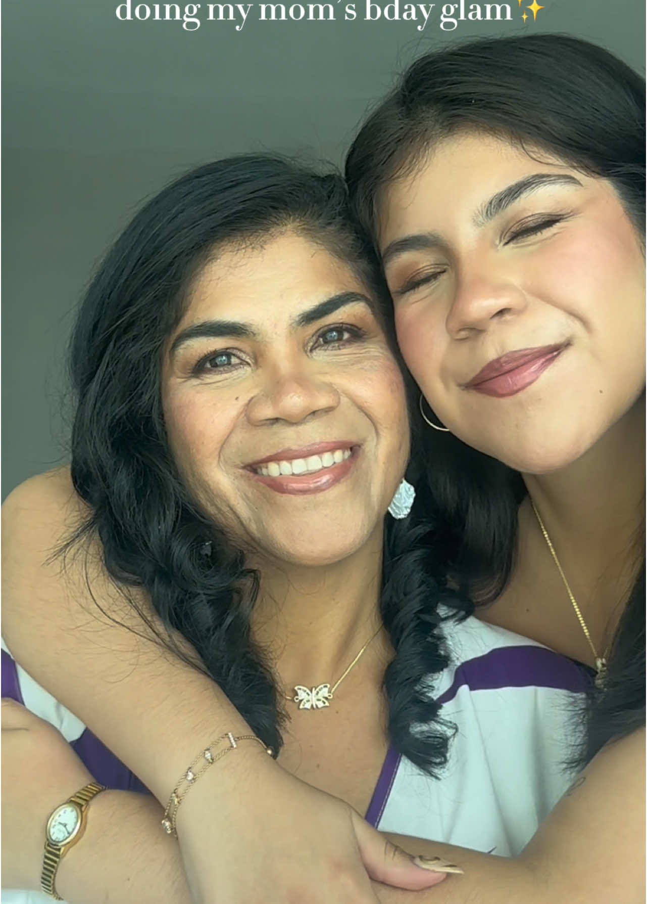 blessed to have her as my mom ✨ @e.l.f. Cosmetics @Rare Beauty @Kosas #mua #momanddaughter #makeup #maquillaje #fyp 
