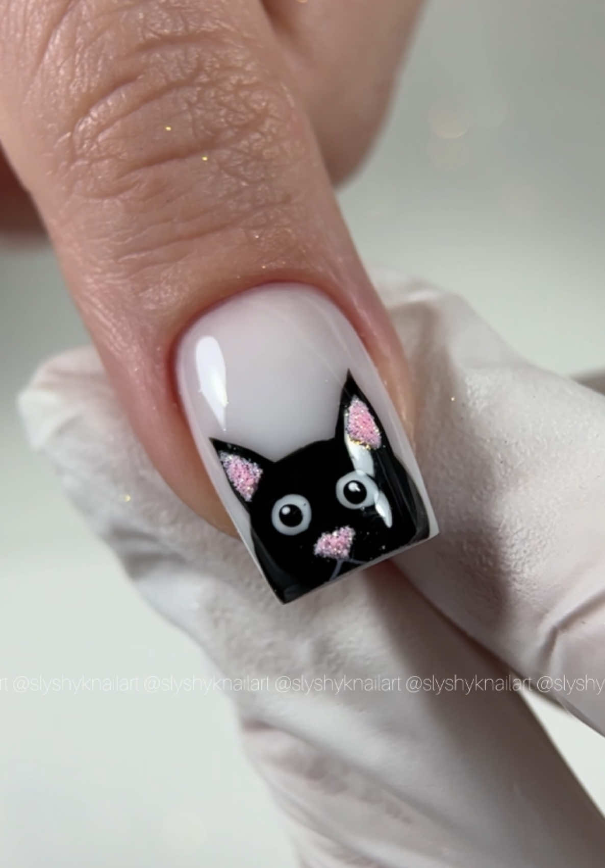 🐱🐾🐾🐾 #catnails#koteknapaznokciach#żelowepaznokcie  