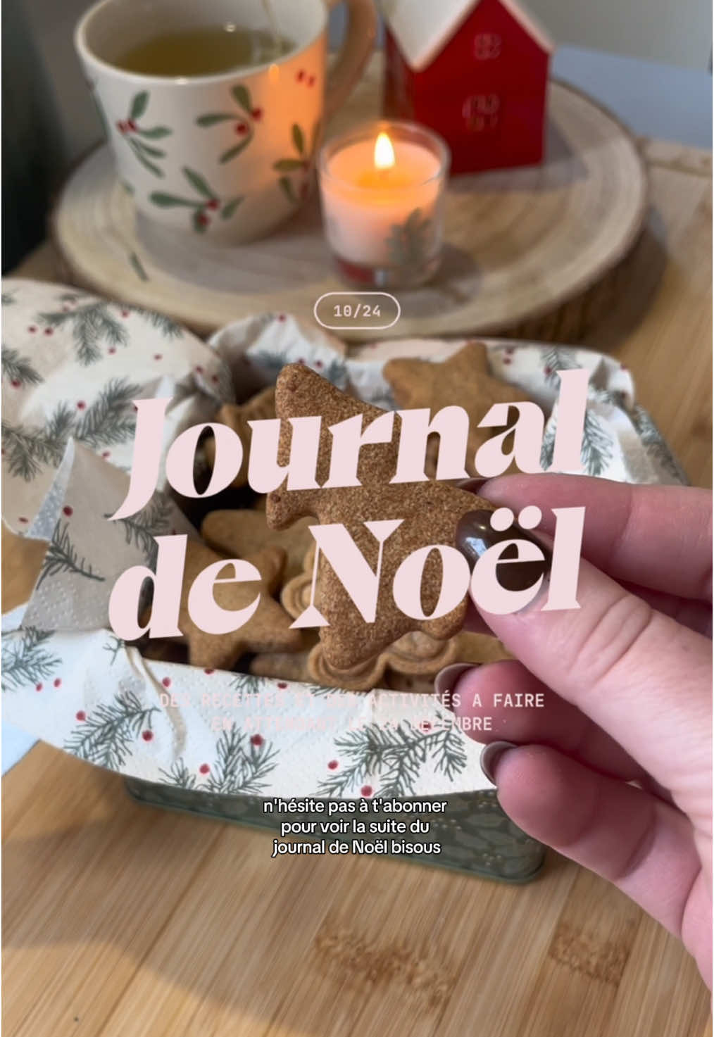 Pour une cinquantaine de biscuits de Noël 🎅🏼 Recette: 250g de farine  150g de beurre demi-sel  100g de sucre glace  50g de poudre d’amandes  1 cas de cannelle  1 oeuf (il y en a deux dans la recette car j’ai doublé les quantités 😉) Cuire pendant 15min a 170 degrés !  #biscuitdenoel #biscuits #sablesdenoel #recettenoel #christmastiktok 