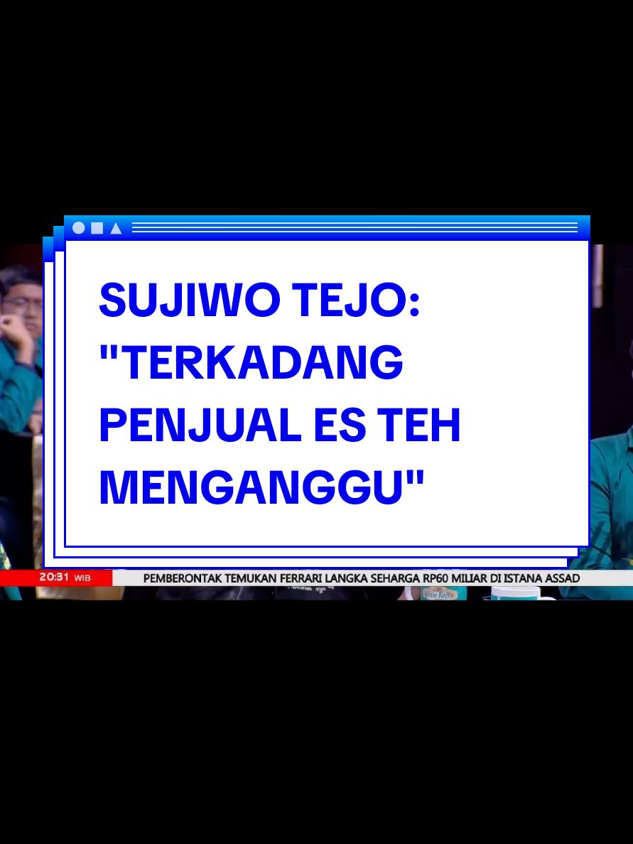 Sujiwo Tejo: Kadang-kadang penjual es teh menganggu. Bagaimana menurut saudara? #rakyatbersuara #inews #gusmiftah #sujiwotejo #viral #fyp 