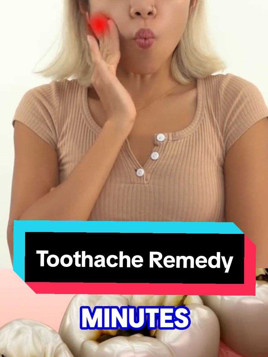 Relieves toothache in just five minutes. Yes! In just five minutes, the pain will disappear. #toothache #cavity #cavities #gingivitis #badbreath #toothpain #toothdecay #toothfracture #toothcare #teethcare  #toothache #relief  How to stop tooth pain. Natural recipe to relieve toothache. Toothache instant relief. Toothache pain relief. Toothache remedy. #naturalremedy #naturalrecipes #remedy #recipes #Recipe 