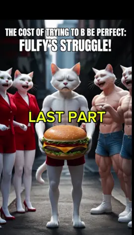 ||The Cost of Trying To Be Perfect: Fulfy's Struggle|| #usa🇺🇸 #CatStory #AIContent #FunnyCatShorts #
