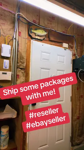 Efficient shipping process for a full-time reseller. #reseller #ebayreseller #mercariseller #tiktokshopholidayhaul #shippingorders 