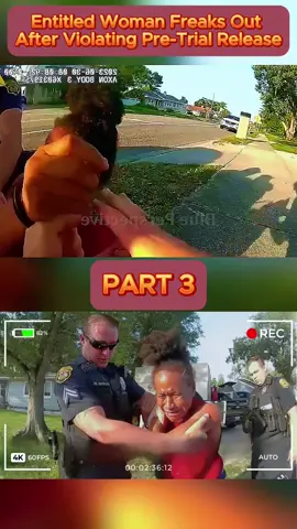 Entitled Woman Freaks Out After Violating Pre-Trial Release - Part 3 #cops #copsoftiktok #copsontiktok #copstiktok #police #chase #copschase #foryou #fyp #usa 
