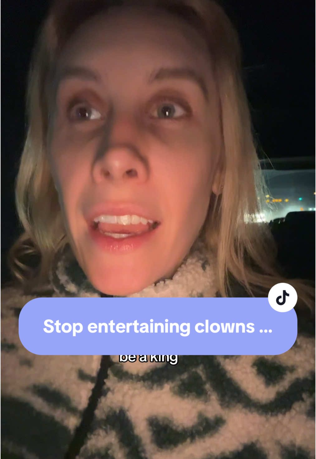 Not my original thought but Stop entertaining clowns …