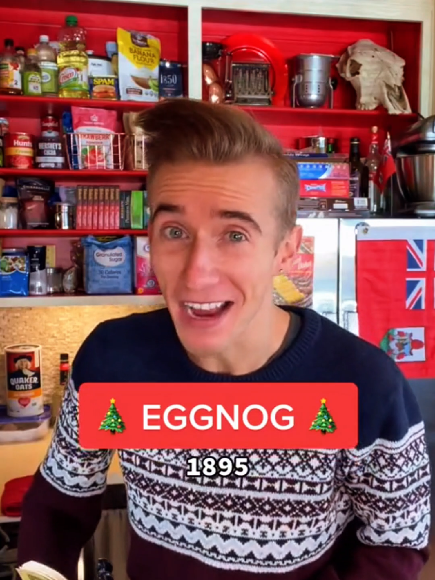 December in a cup? #baking#vintage#cooking#cookbook#viralvideo#trending#bdylanhollis#trendingvideo #eggnog #Emircey