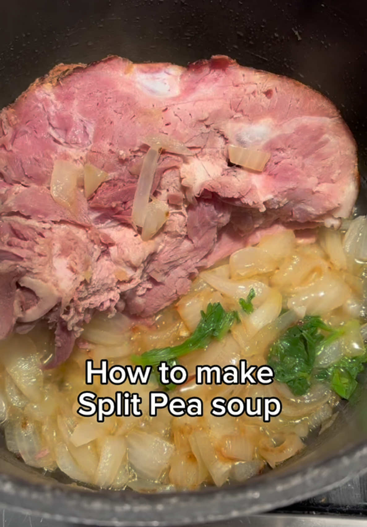 How to make Split Pea Soup 👌 @Joe Scarlotta Sr. @NickyScarlotta 