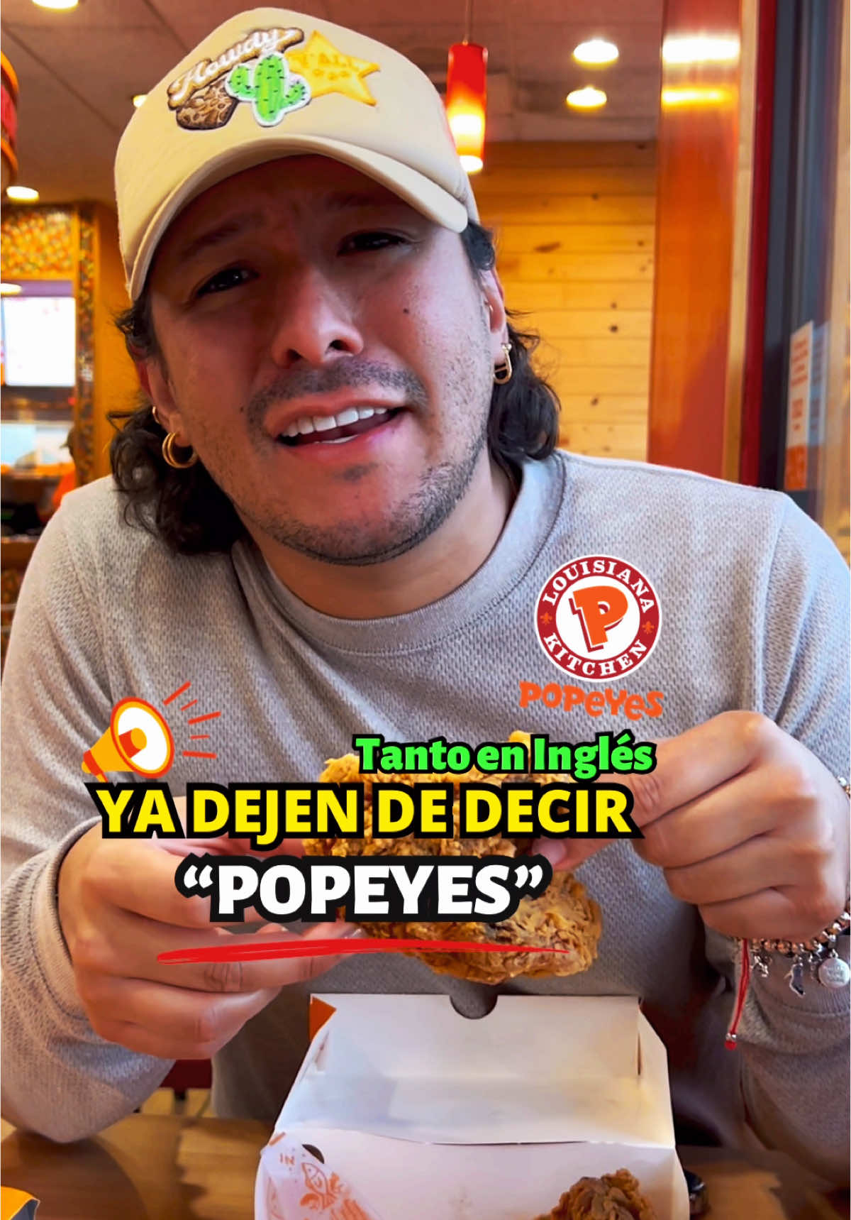 🗣️Ayuda del #teacherjesus para pronunciar correctamente la marca de pollos #popeyes ✅POPEYES: / paa • pais / 💬Comenta la palabra “BLACK FRIDAY” para que recibas en tus mensajes privados el link de compra de mi nuevo EBOOK con clases y frases en Inglés. También puedes visitar mi website 🌐 www.tuteacherjesus.com  ⤵️Guarda este video para que puedas practicar conmigo la pronunciación.  💬Si te fue útil esta clase o aprendiste algo nuevo asegúrate de darle like, comentar, compartir y seguirme para aprender Inglés juntos. 💚 . . . #teacherjesus #learnenglish #parati #aprendeingles #inglesonline #englishonline #yadejendedecirtanto