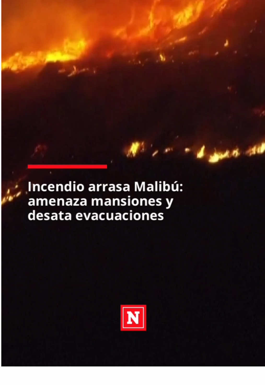 Incendio en Malibú. #incendio #hollywood #california #malibu #desastrenatural #incendios #noticias #911 #capcut