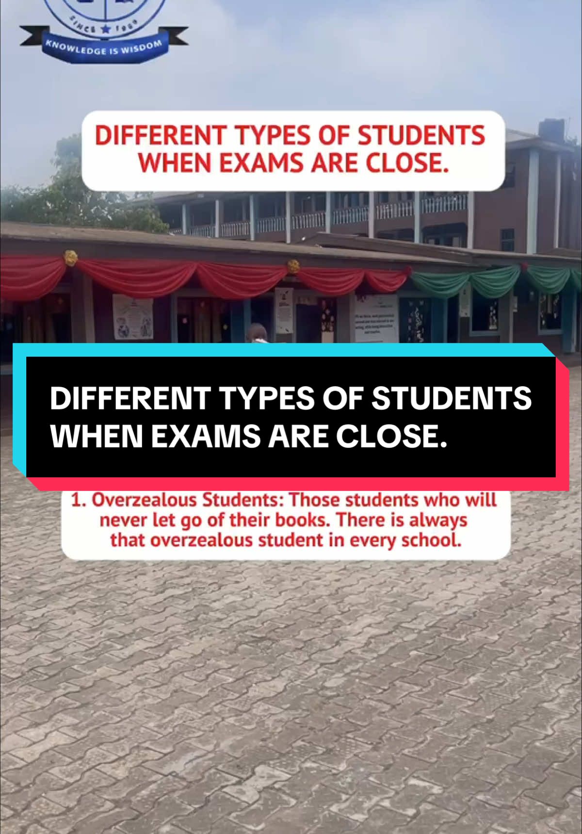 Exam period brings out all kinds of students!  There are the overzealous ones who are always prepared and read a lot, and the reading gang that studies together and helps each other with difficult subjects. We also have the sleepers who nap after a little reading. Then there are the overthinkers, probably the most common ones who try to balance last-minute reading with cramming and understanding. Let’s not forget the ones copying notes at the last minute and those running to teachers for help with every subject. Which one were you? Or which one are you now?  Let us know in the comments section! Visit us at: * Plot 7, Federal Housing Estate, Behind INEC Office, Ikpoba Hill, P.O. Box 3949, Benin City, Edo State. * Plot 9, Tony Eboka Avenue, Off Blessed Way, Benin/Agbor Road, Ikhueniro, Benin City, Edo State. Contact us: * Phone: 08054005100, 08156913248, 07011524212 * Email: ppsbenincityhos@yahoo.com #PatriciaPrivateSchool #QualityEducation #ExamPeriod #ExamTime #BestSchoolInBenin #SecondarySchoolInNigeria #SchoolInBenin #PrimaryAndSecondarySchool #FutureLeaders #educationmatters #relatable #fyp #foruyou 