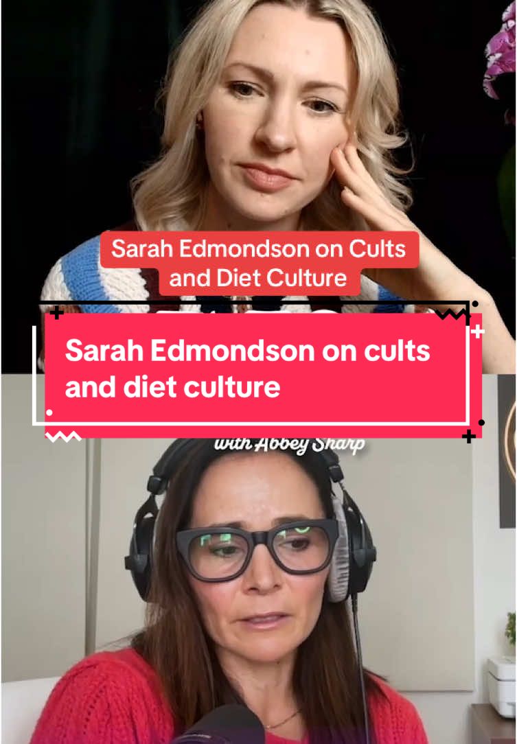 Today on the podcast we have Sarah Edmondson, star of HBO series The Vow, survivor of the cult NXIVM and host of A Little Bit Culty. Join us as we discuss Sarah’s experience in a cult, the intersection with diet culture, and how food and restriction is used to control women. #sarahedmondson #cultsurvivor #nxivm #dietculture #wellnessculture #thevowhbo #cultsoftiktok #culttok 