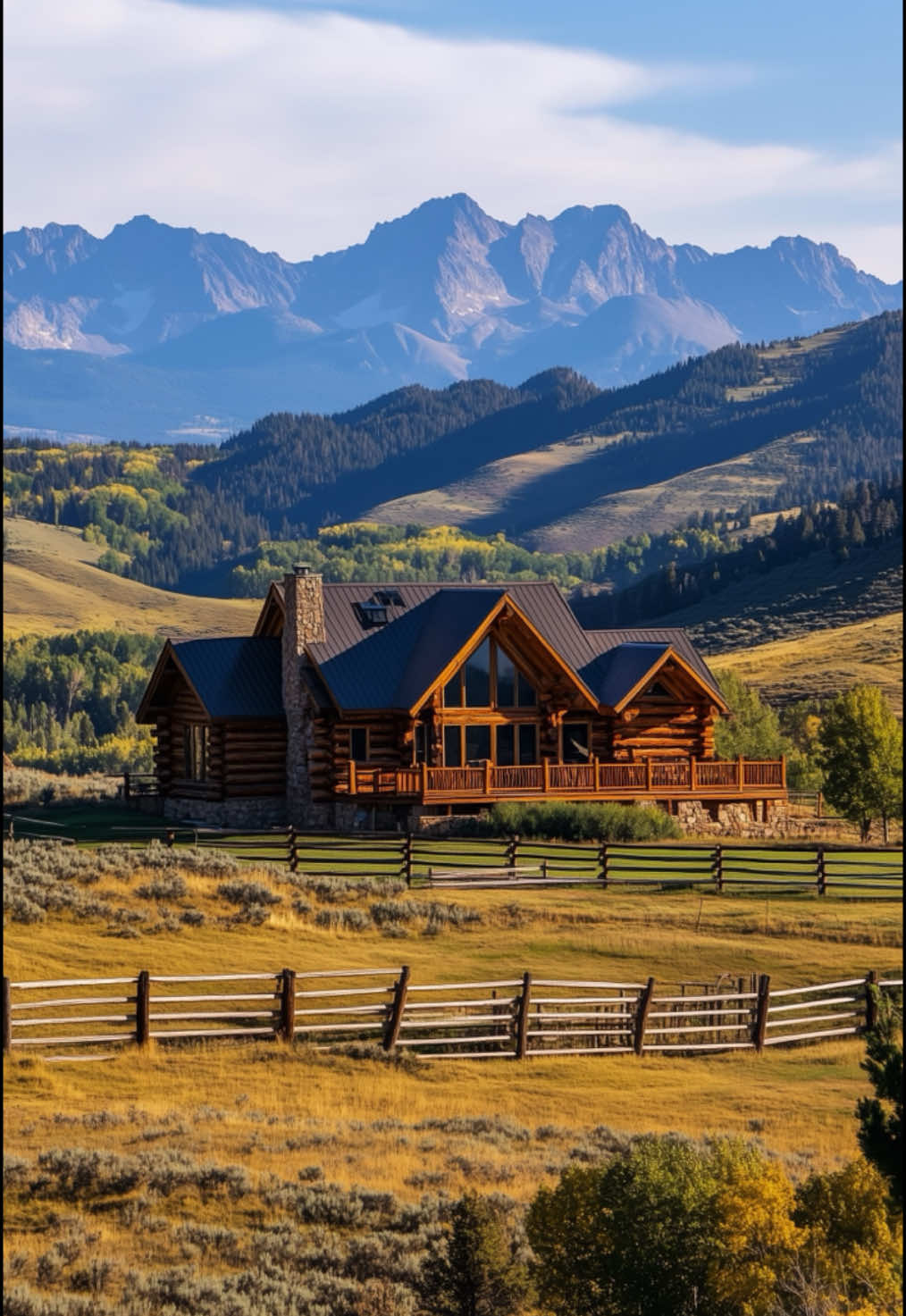 How much would you pay for this house!? #dryfter #luxuryhomes #Montana #yellowstone #bozeman 