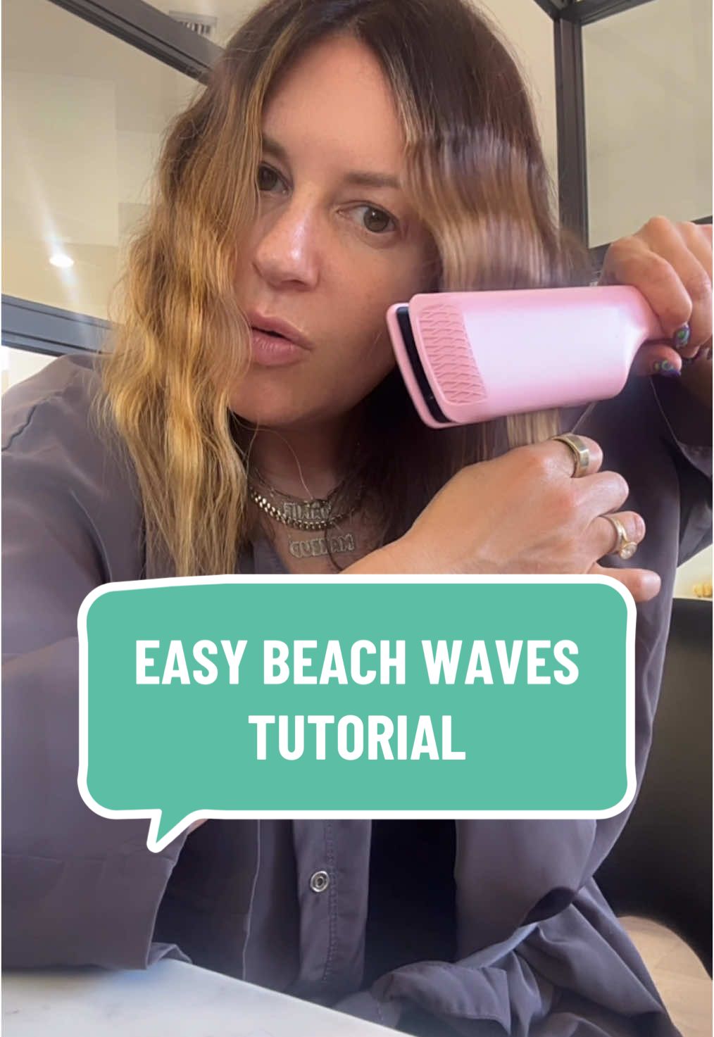 I either use @Mermade Hair or @Bed Head by TIGI beach waver 🌊  Do you have one? Does it work for you?  #beachwaves #waver #hairtutorial #wavyhair #waves #waveshair #hairtrends #howto #hairtok #hairstyle #easyhairstyles #roilsalon #mermadehair #beachwaver 