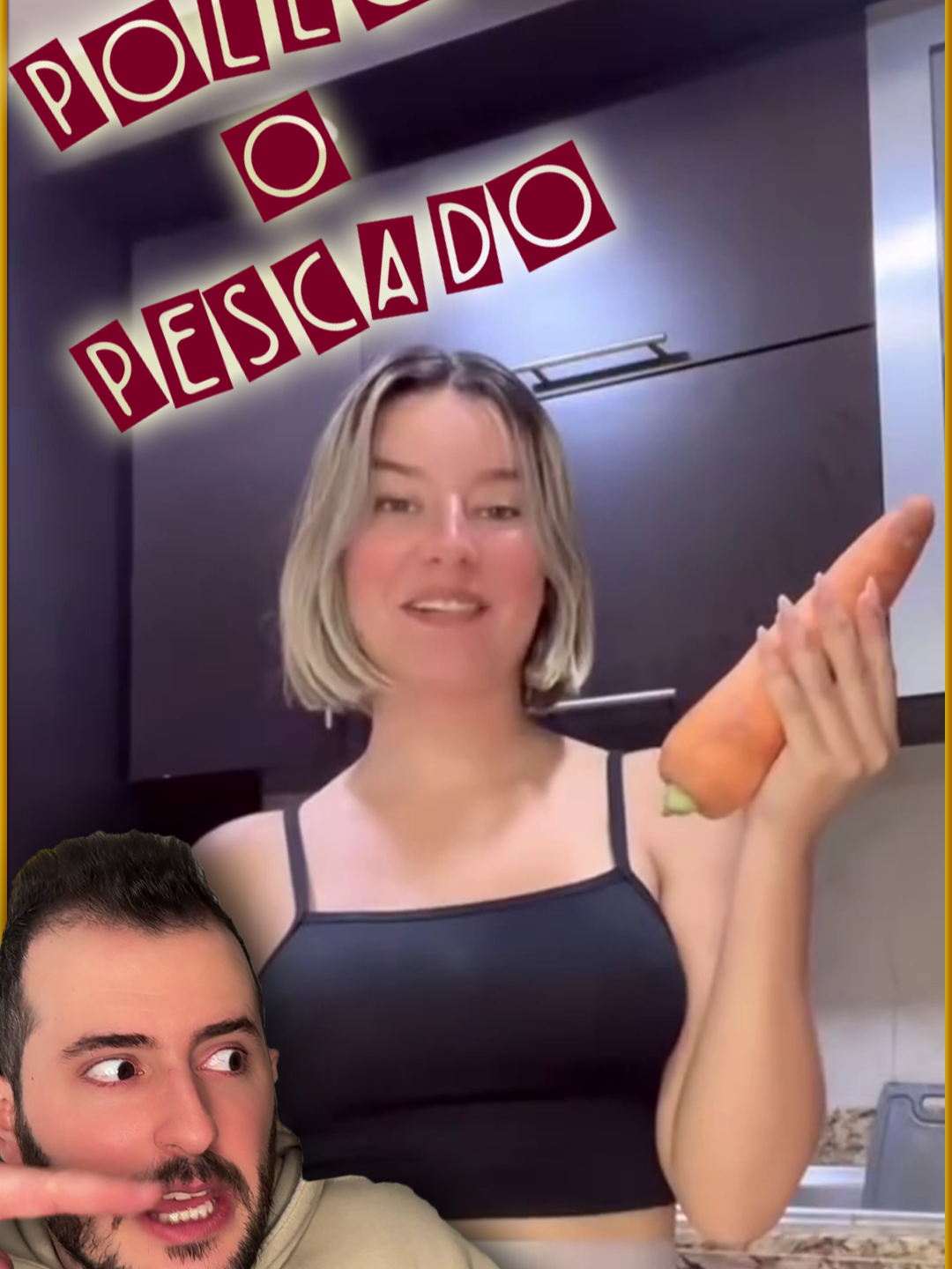 Ensalada con sabor a pollo o pescado? Tú que opinas? @marisabeloficial #cocina #react #risa #comedia #top #fail #shorts #reels #reelsinstagram #reels__tiktok #tips