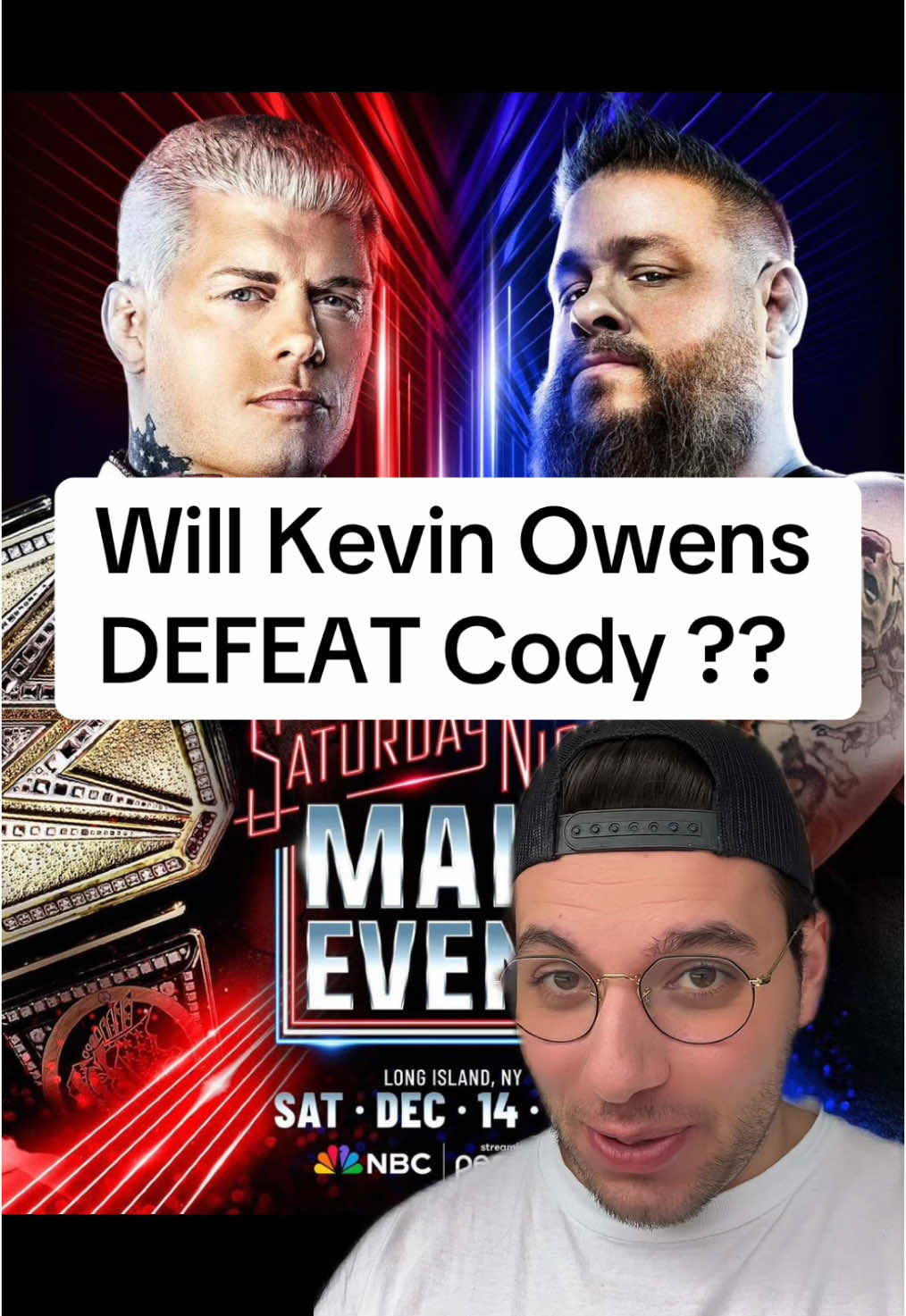 Do u think Kevin Owens will defeat Cody Rhodes?? #codyrhodes #wwetiktok #fyp #wwefyp 