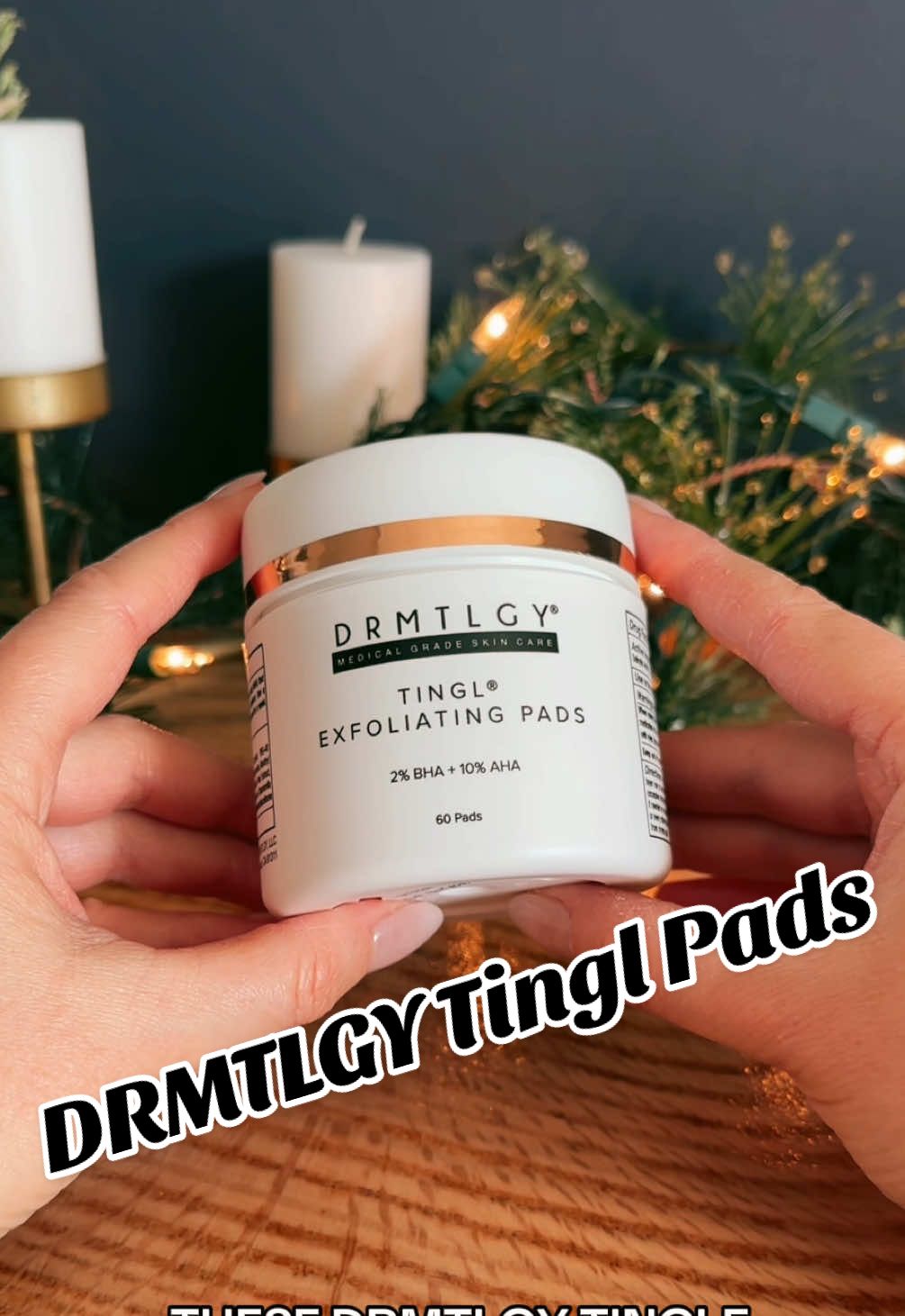 My skin has never felt better, thanks to @DRMTLGY 🤩 #drmtlgy #tinglexfoliatingpads #exfoliate #skincareroutine #tiktokshopholidayhaul #giftsforher #christmasgiftideas #luxuryskincare 