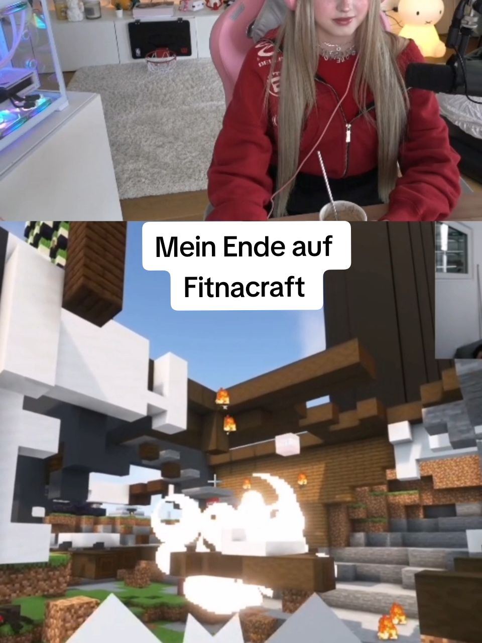 Mein Ende auf Fitnacraft ☹️ #honeypuu #Minecraft #fitnacraft #tnt #stream #viral #fyp #foryou #foryoupage 