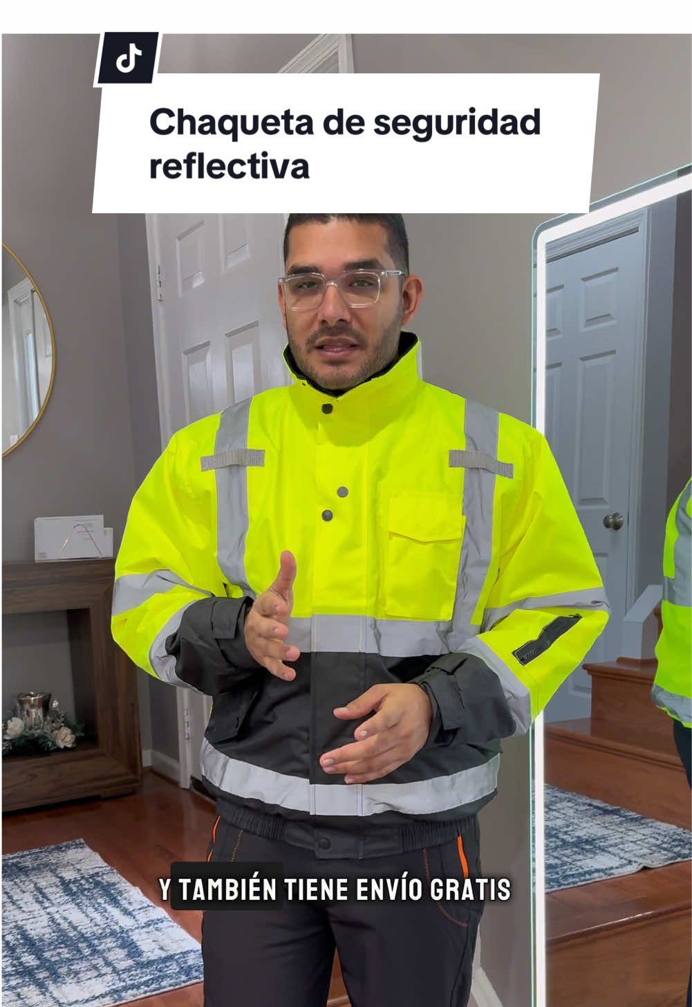 Chaqueta, chaqueta bomber de construcción de invierno reflectante de alta visibilidad para hombres con múltiples bolsillos, seguridad reflectante, alta visibilidad #workclothes #construction #constructiontips #chaquetareflectante #jacketsafety #jacketreflective #TikTokShopHolidayHaul #TikTokShopCreatorPicks #giftguide #mademyyear  #safety #constructionsafety 