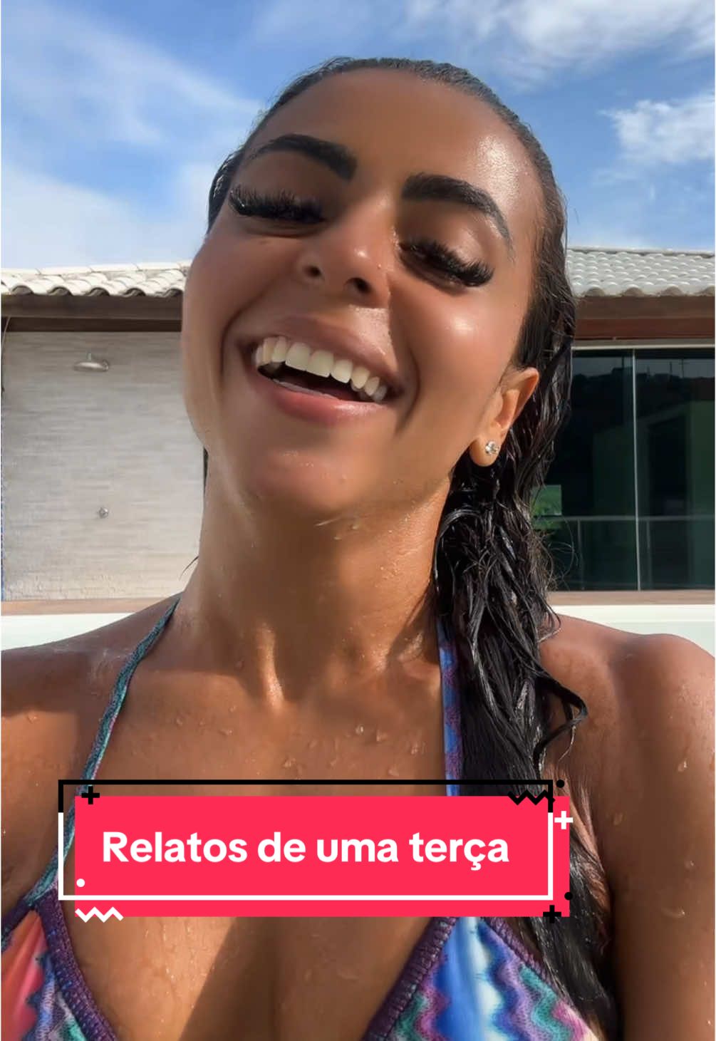 Relatos da minha tarde de terça 😂😂😂😂 #boatarde #relatos #explore #fyp #foryoupage❤️❤️ #piscina #morena #linda 