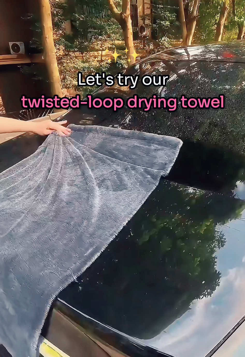 Totally ready for instant drying✨💦 #twistedloopdryingtowel #dryingtowel #carwash #carwashing #carclean #carcleaning #homeclean #homecleaning #drying #twistedloop #carslover #carsoftiktok #dryinghack #towel #washingtowel #absorbwater #absorbwaterquickly #premium #premiumproducts #washcar #instantdrying #instantdrytowel #drycar #bathtowel #holidaydeals #tiktokholidaydeals #TikTokShopHolidayHaul #holidayshopping #christmas #christmasshopping #fy #foryoupage #NewYearNewAura #TikTokShopYearEndSale