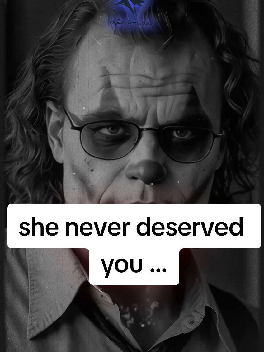 quote: she didn't deserve you in the first place #jokerquotes #quotes #quotesthathitdifferen #quotesthathithard 