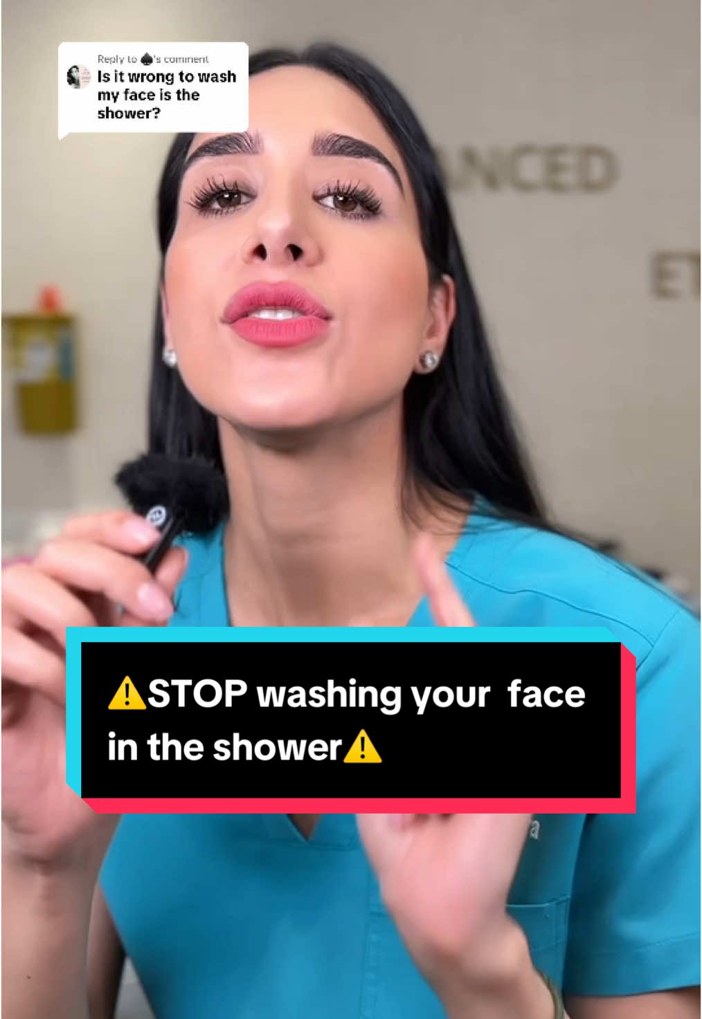 Replying to @♠️ STOP washing your face in the shower! Watch along to find out why🧐 #SkinCareTips #FaceWashing #SkinDoctor #HealthySkin #SkincareRoutine #WashingFaceInShower #AcnePrevention