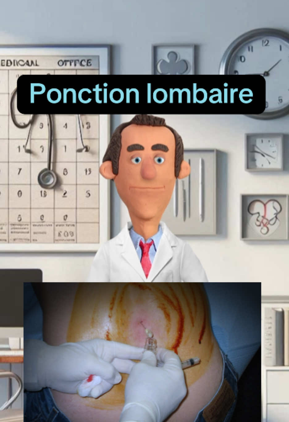 Ponction lombaire #ponctionlombaire #examen #medecine #vulgarisation #etudianteinfirmière #etudiantmedecine 