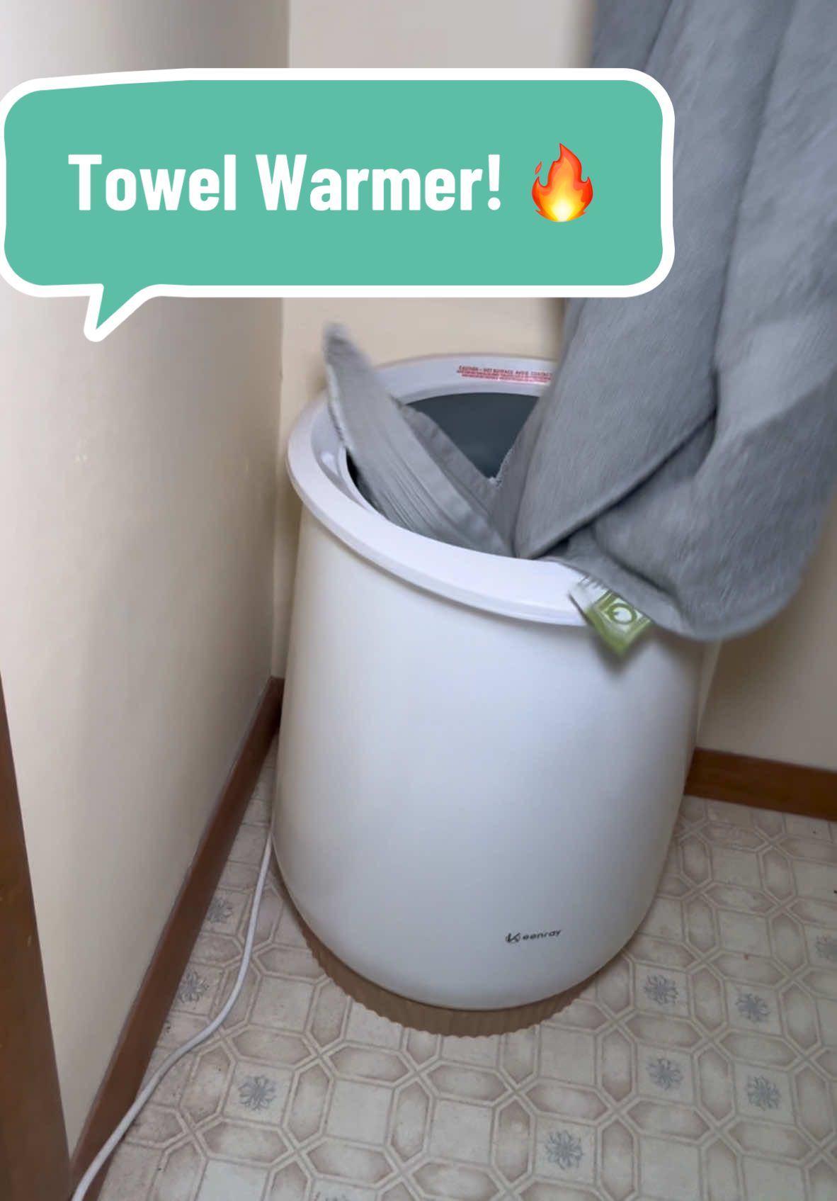 Spoil someone with this towel warmer! You won’t regret it! 