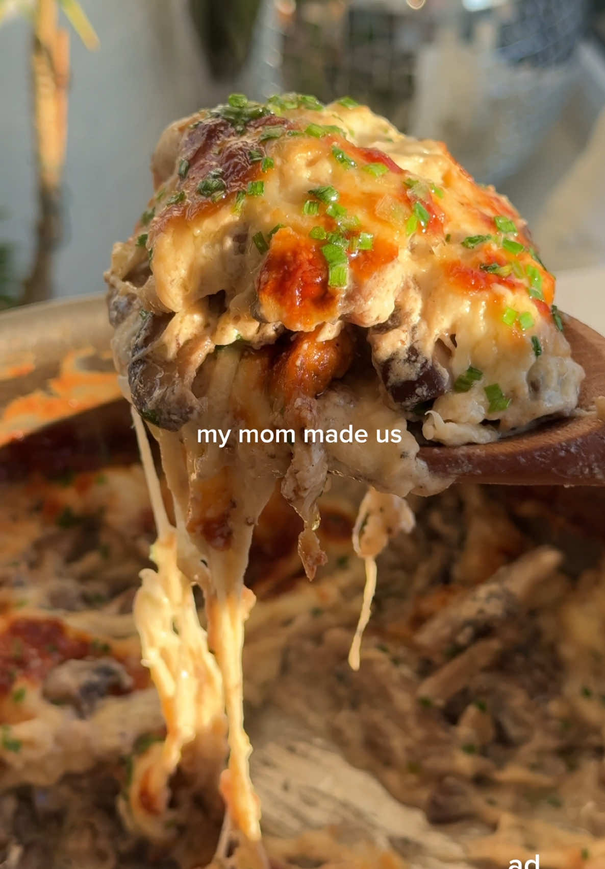 #ad mushroom julienne brought to you by my childhood & the @All-Clad d3 sauteuse 4 qt pan 🤍 it’s aluminum core and oven safe, so you can go straight for baking to eating with your lover or loved one 😙  #mushroomjulienne #comfortrecipes #easterneuropeanfood 