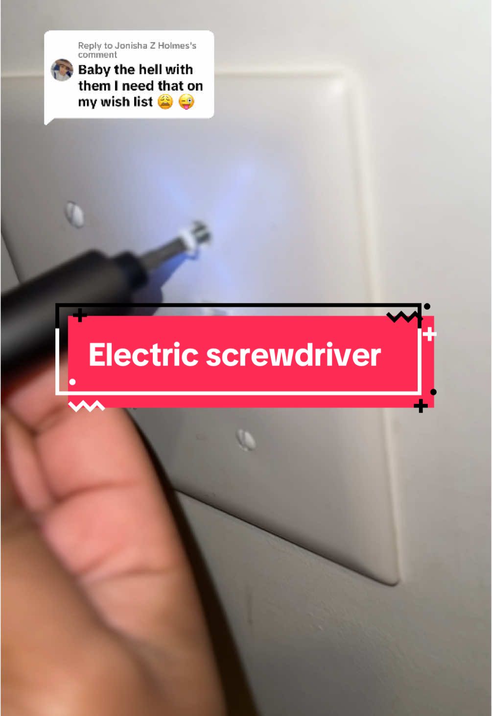 Replying to @Jonisha Z Holmes This electric screwdriver is a perfect all in one tool! #fantikkscrewdriver #electricscrewdriver 