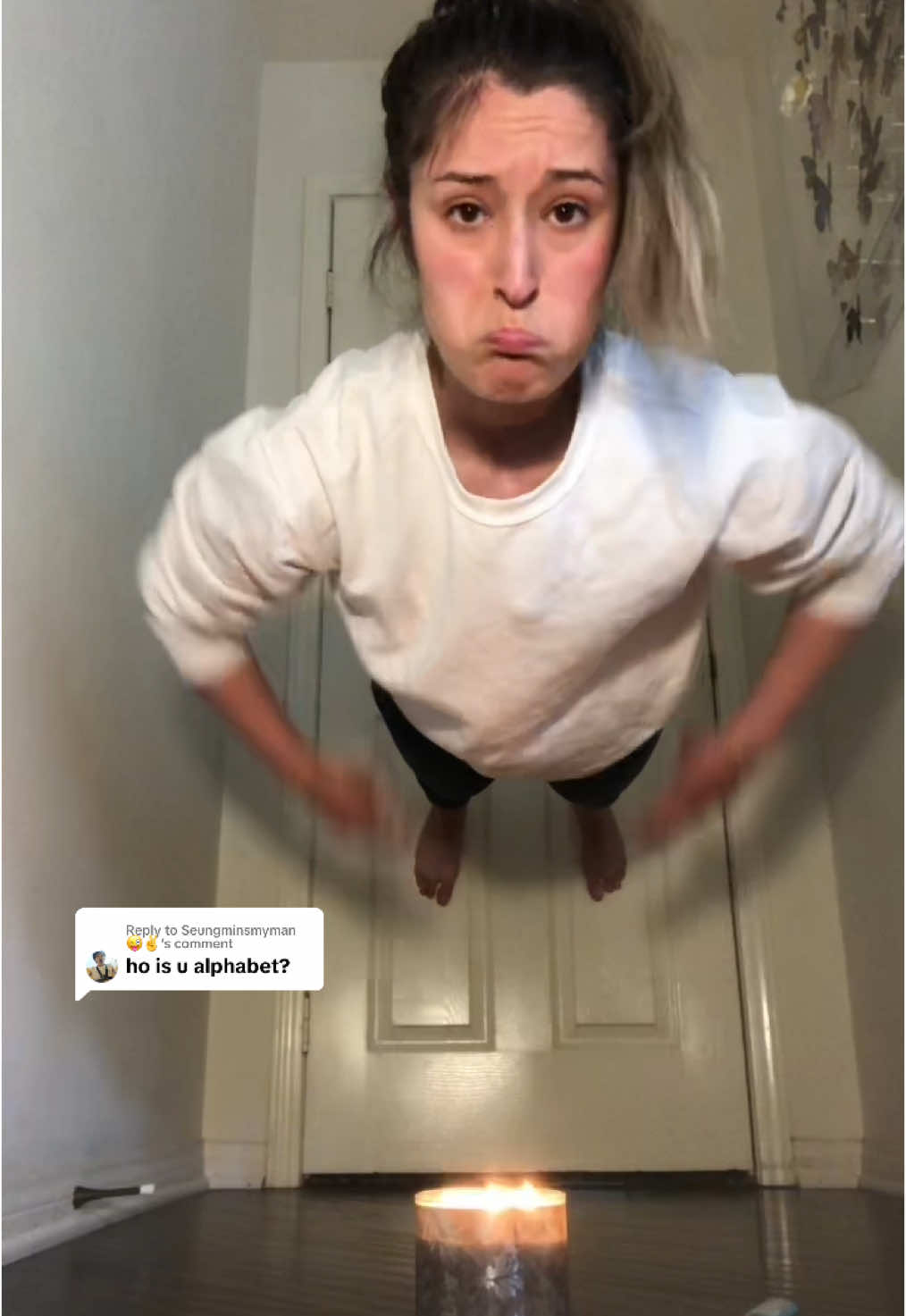 Replying to @Seungminsmyman😜✌️  this comment🤣💚🖤 #defyinggravity #defyinggravitychallenge #wicked #wickedmovie #plankchallenge 