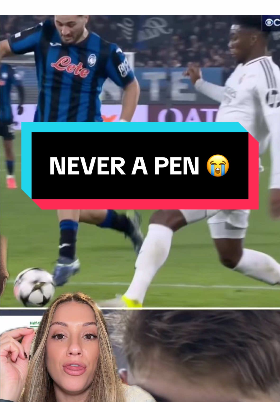 There is NO way you can convince me that this was a penalty on Tchouameni vs. Atalanta 🤯🤯🤯 DID HE EVEN TOUCH HIM?! #tchouameni #realmadrid #realmadridfc #realmadridcf #realmadridfans 