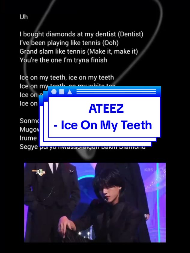 ATEEZ - Ice On My Teeth, Lyrics #easylyrics #lirik #iceonmyteeth #ateez #atiny 