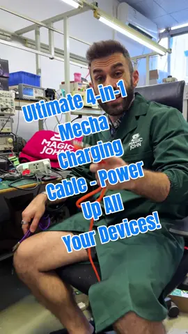 “Ultimate 4-in-1 Mecha Charging Cable – Power Up All Your Devices!”#MAGICJOHN #MAGICJOHNofficial #tiktokmademebuyit 