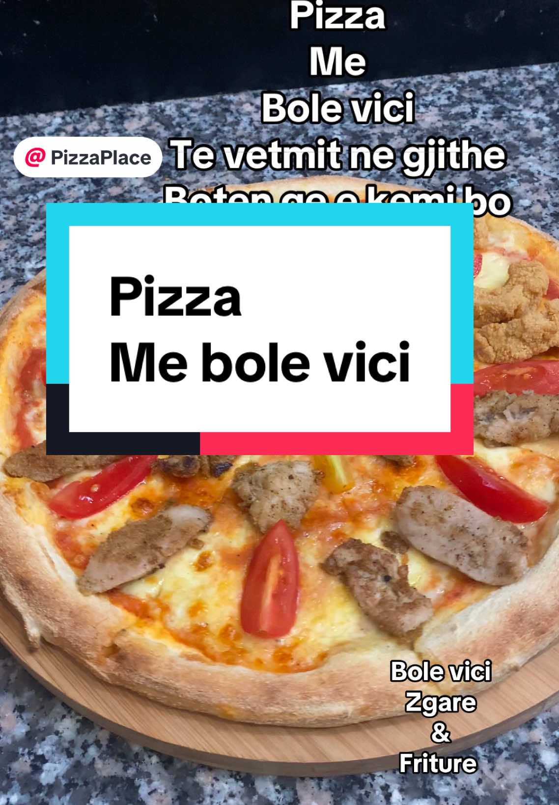 Tek @Pizza Place  Durres  Per vetem 10 € pizza me bole vici friture ose zgare si ta keni qefe  #fyp #viral #pizza 