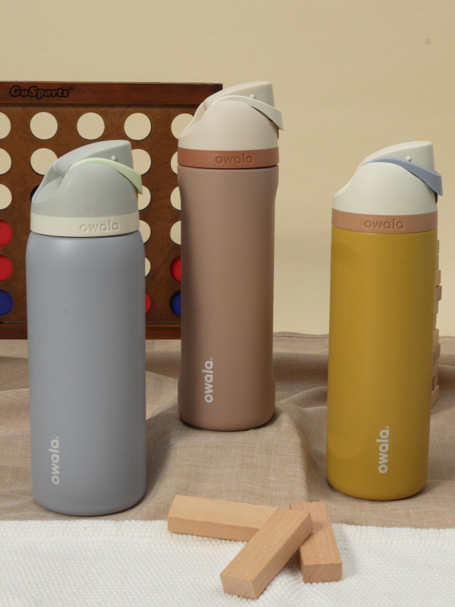 Take a peek at the brand new bottles upcoming, Owala x Hearth & Hand with Magnolia Collection, dropping at Target on 12/22!  This collection includes:  • 16oz & 24oz Brown Sugar FreeSip bottles  • 24oz Cloud Watching FreeSip bottle • 24oz Honeycomb FreeSip bottle  • 24oz Rose Gold FreeSip bottle  • 32oz Coastal Cottage FreeSip bottle • 32oz Lilypad FreeSip bottle The perfect bottles to add to your collection for the new year, available exclusively at in Target stores and online at target.com on December 22nd. #owala #owalafreesip #target