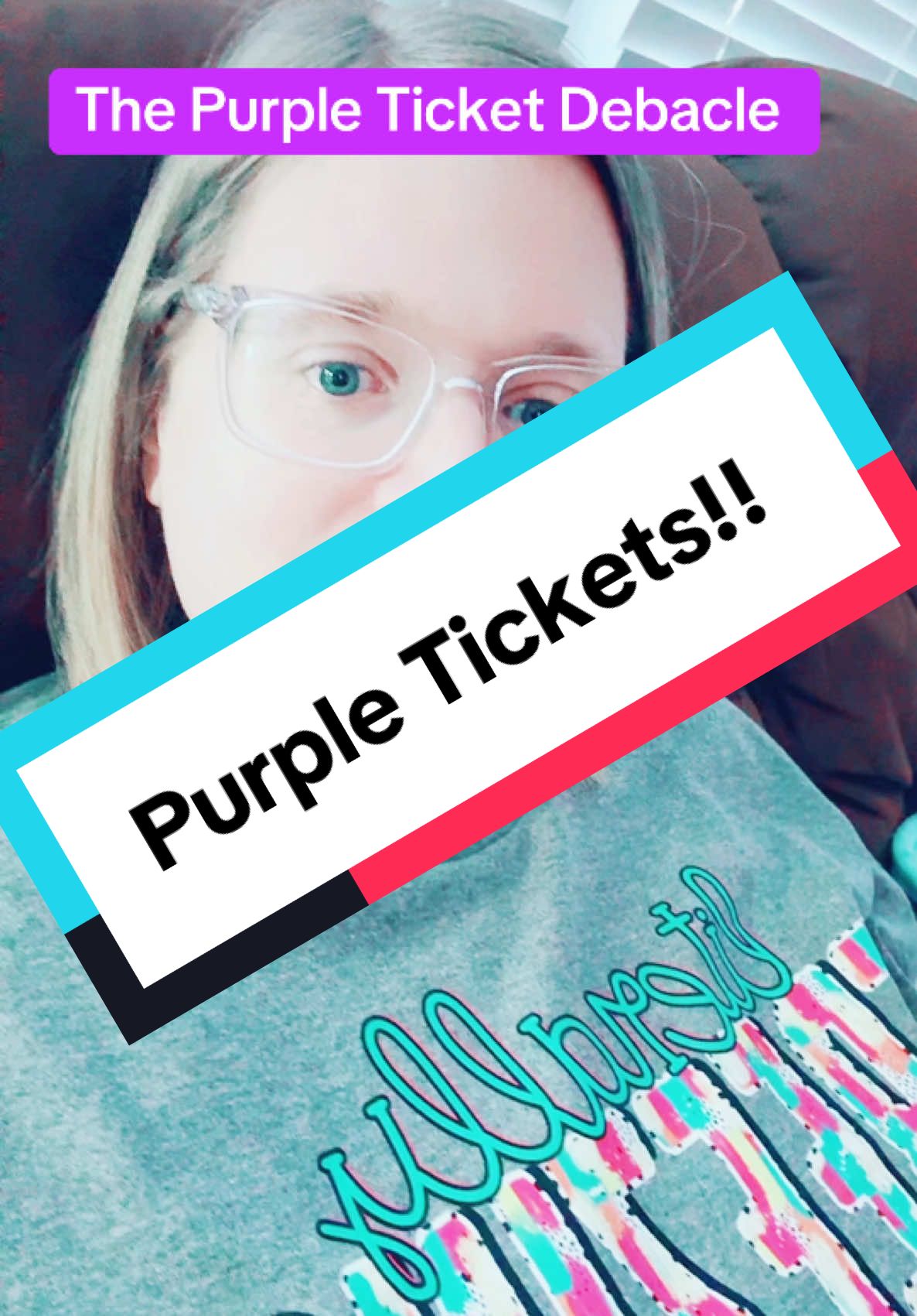 Purple Ticket Debacle #purpleticket #TikTokShop #shopping #merrychristmas Purple tickets  Money TikTok shop TikTok Christmas Shopping 