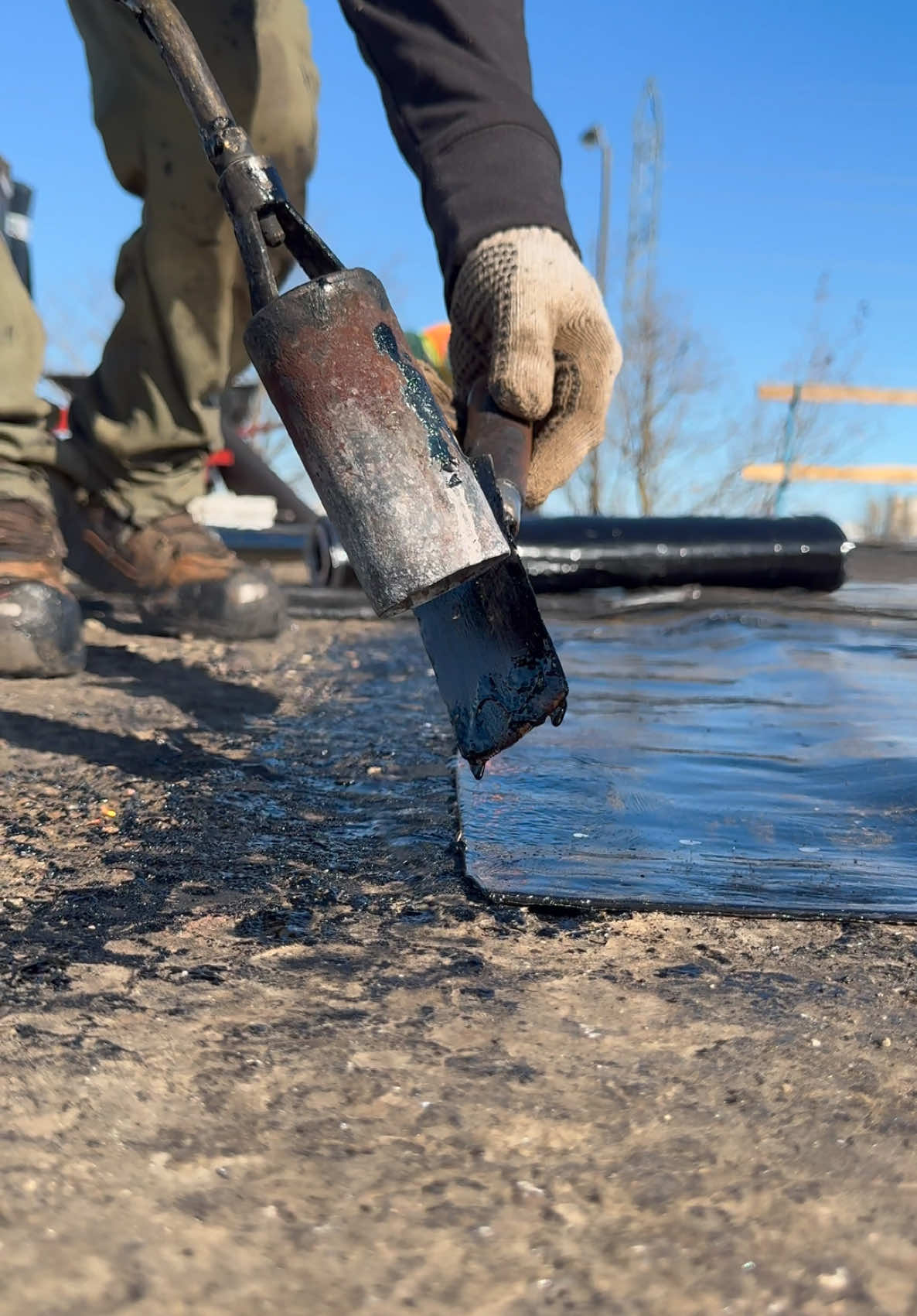 Temporary seal before roof rip  #roofing #toronto #torontohomes 