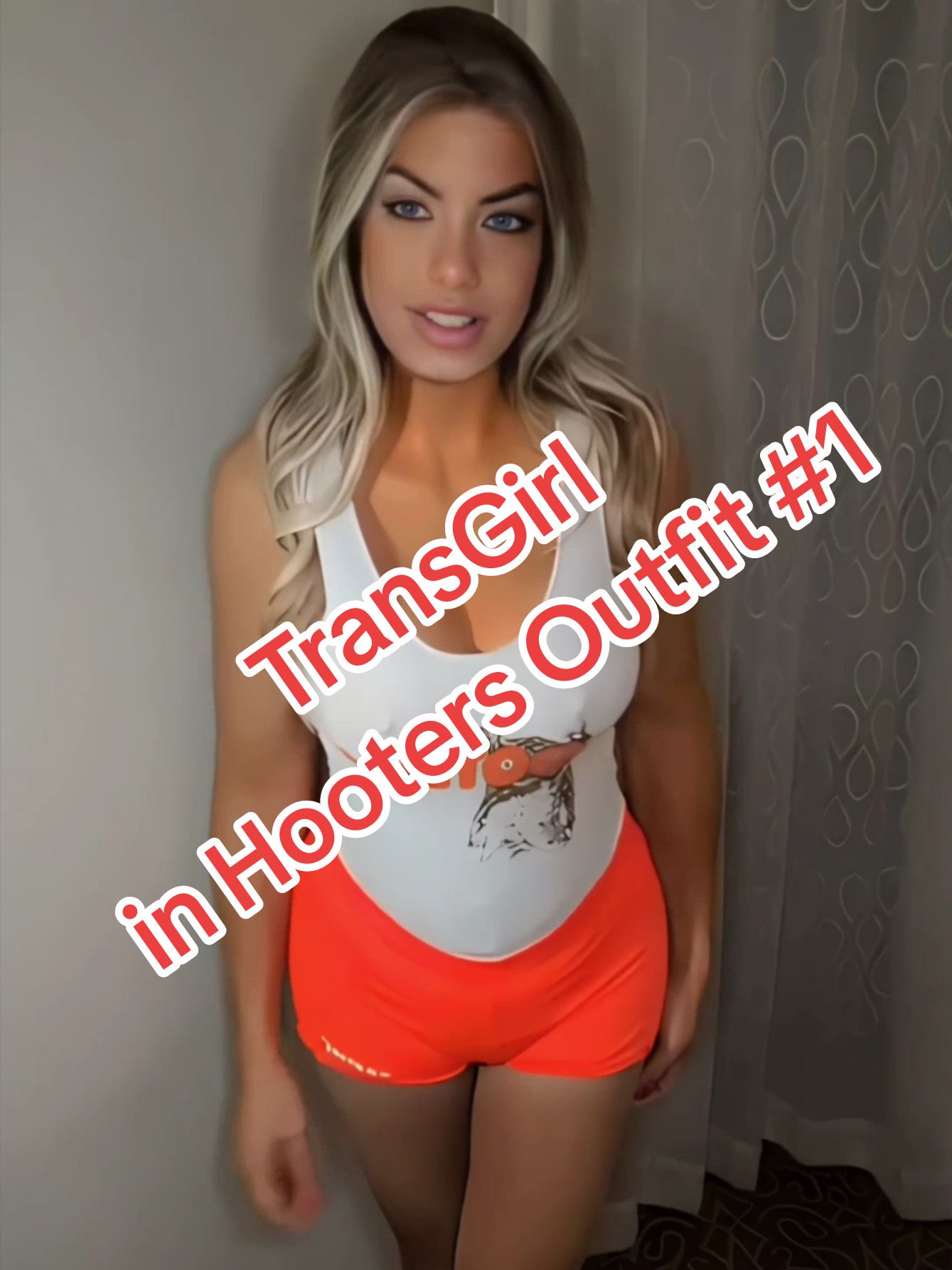 TransGirl/CD as Hooters  Girl #1  💕💕😘😘 I'm a Trans-girl/Crossdressor (Male with Gender Dysphoria)  I  enjoy becoming Michelle since it helps with my gender dysphoria. I also believe in the art of  male to female transformation. 😘🥰🥰🥰💕💕💕 #crossdresser #crossdressing #crossdress #trans #transgender #dragqueen #drag #pantyhose  #mtf #makeup #fyp #trending #lgbt #foryou #hooters #hootersgirl #foryoupage  #legs 