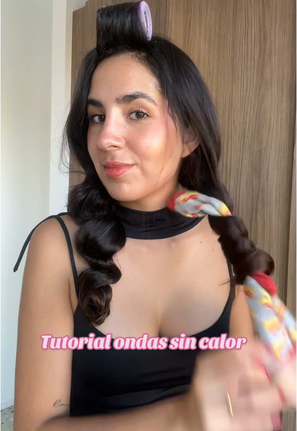 Día 5/5 de tutorial de ondas sin calor 💫 mis favoritas fueron el día 2!! #tutorial #ondassincalor #heatlesscurls #ondas #hairtutorials #blowout 