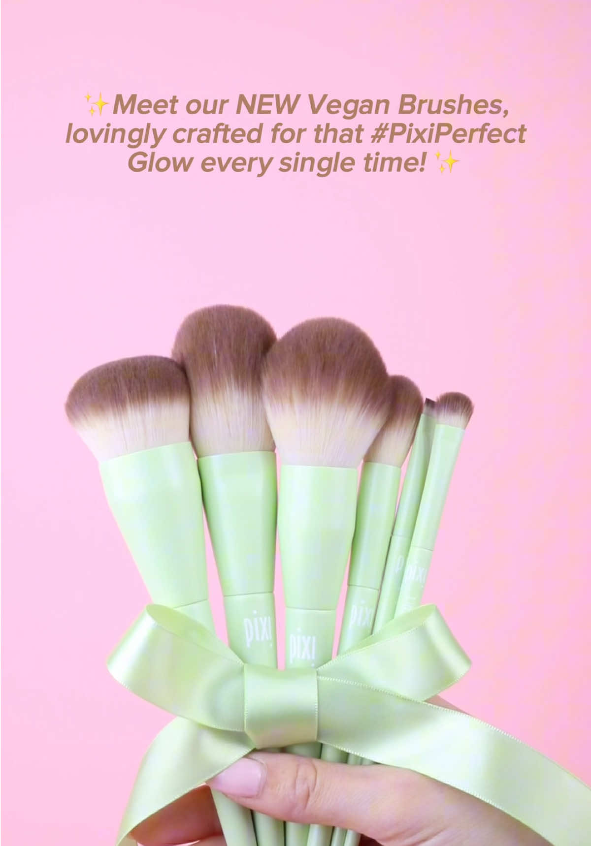 ✨Unleash your Glow with our NEW #PixiPerfect brushes! ✨These must-have, completely Vegan tools were created to make application effortless and flawless, bringing out your best, most Glowing self! 💖 Base Brush – Your new foundation BFF! Soft, silky bristles give you a smooth, airbrushed finish—no streaks, just flawless coverage. 💖 Face Brush – The large, multi-tasker for seamless blending. Perfect for powder, bronzer, or blush, it gives you ultimate control for a flawless finish. 💖 Blush Brush – The ultimate cheek brush! Effortlessly blends blush, bronzer, and powder for a seamless flush that lasts all day. 💖 Glow Brush – Get that radiant, Glowing highlight! Tapered bristles apply highlighter with precision, catching the light perfectly. 💖 Lid Brush – Your eyeshadow game-changer! Build, blend, and buff for a seamless, perfectly blended lid. 💖 Line Brush – Precision liner made easy! The super slim, angled bristles create smooth, defined lines with ease. Ready to elevate your routine? These brushes are your new essentials for flawless blending and fresh-faced effects every day! ✨Which one will you add to your collection first? #PixiBeauty #25YOG #Pixi25 #FlawlessMakeup #BeautyMadeEasy #PixiGlow #GlowOnTheGo #PixiTools #PixiBrushes