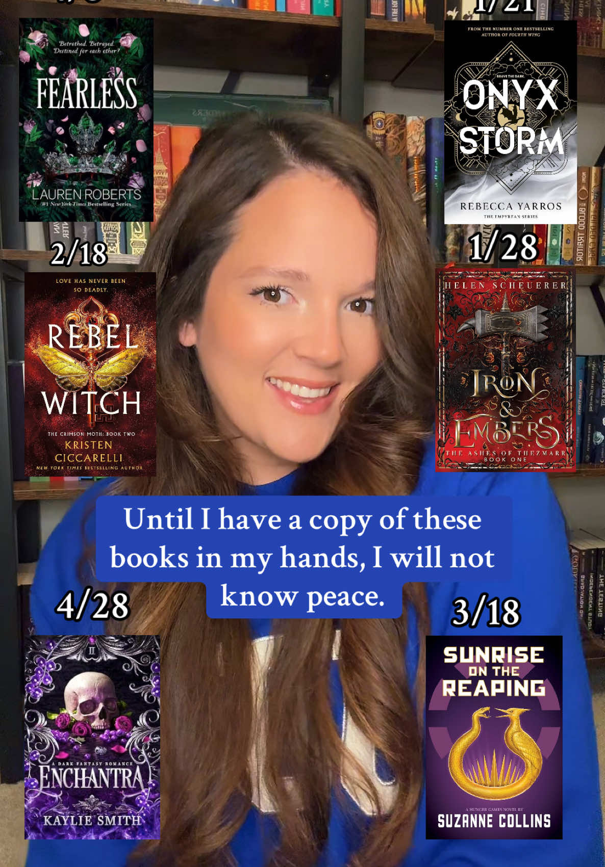 2025 is so close! I can’t wait tor these new releases. #BookTok #bookrecommendations #fantasy #romantasy #fourthwing #onyxstorm #fearless #bookish 