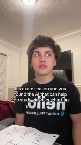 Now voice chat with AI to prep for the exams 📣@odelmis #studyapp #studytok #answerai #voicechat 