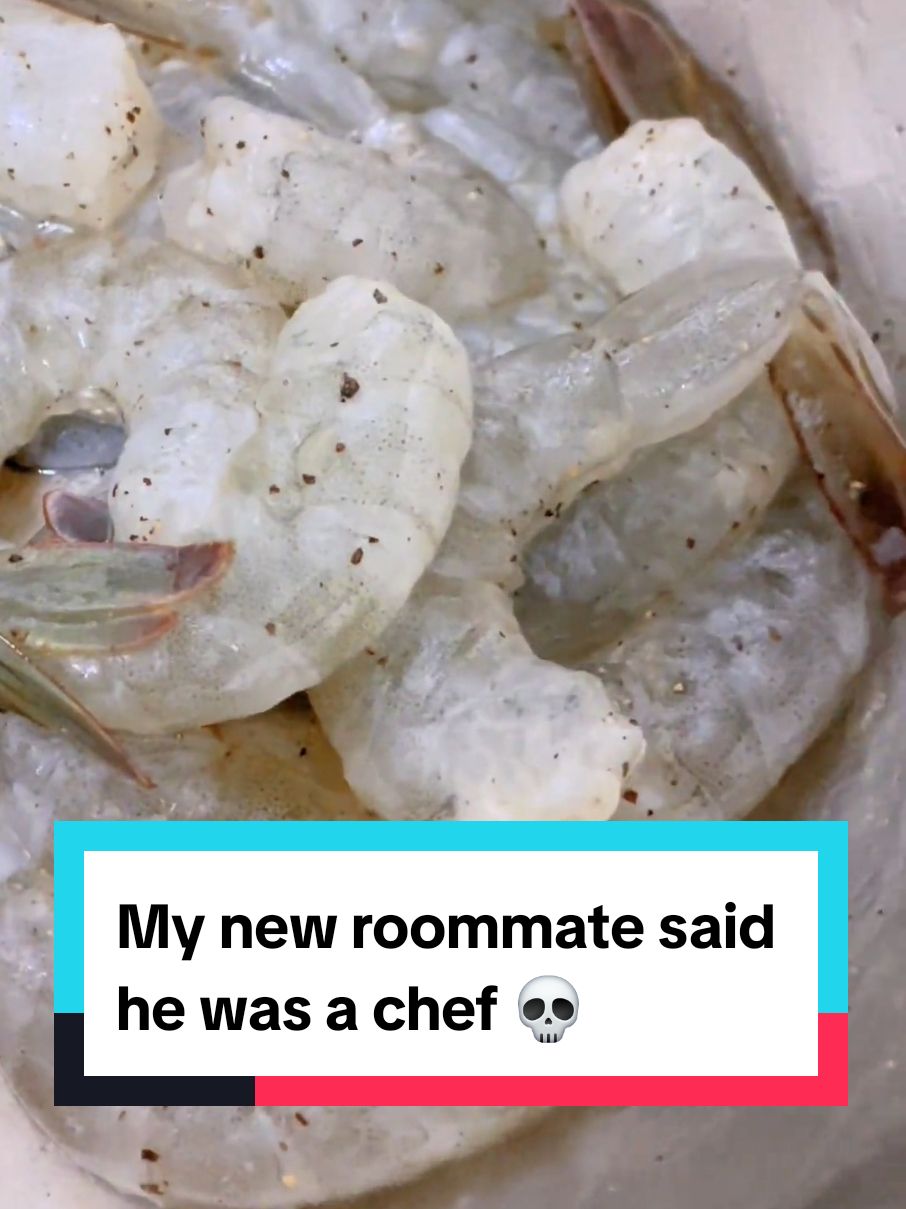 My new roommate said he was a chef 💀 #roommate 