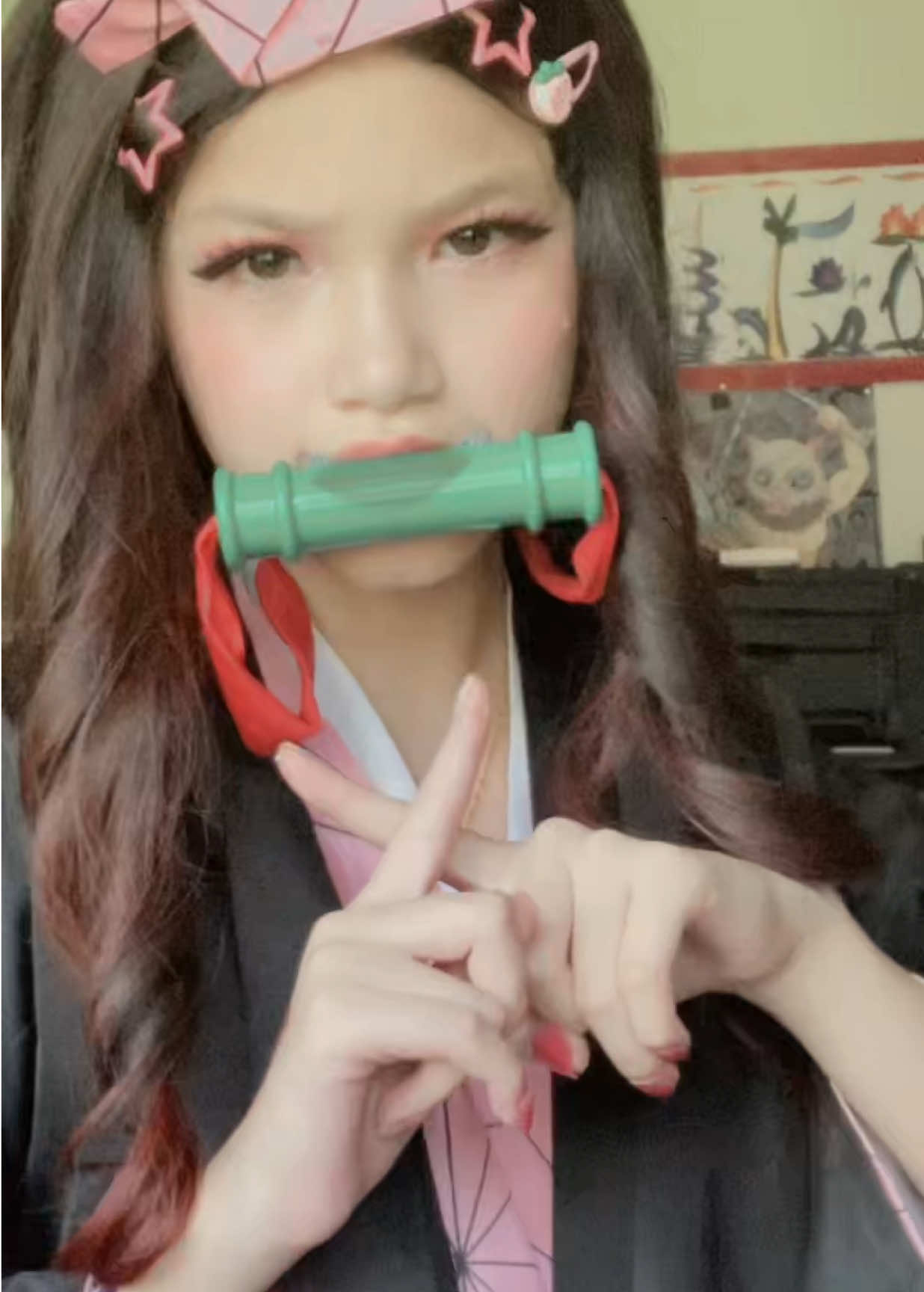 NEZUKO DRAFTS I DONT FEEL LIKE COSPLAYING😓#urfavc0spl4yer #nezuko #nezukochan #nezukokamado #nezukocosplay #demonslayercosplays #silly #cosplaying ||alt @urfavc0spl4yer   (backup) || @🪻🎧☆Lizzy!☆🎧🪻 @🥀𝓚𝔂𝓻𝓪🥀 