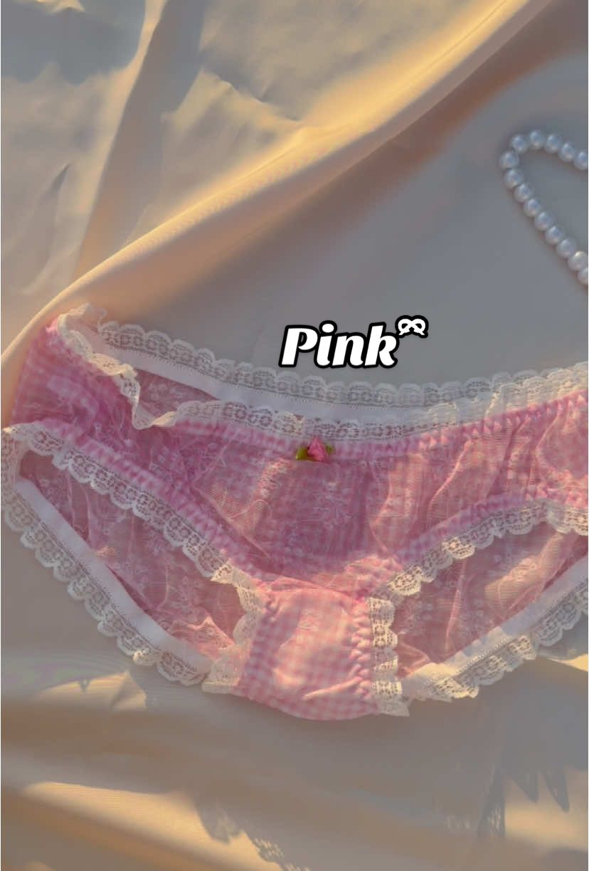 Pink lacd panty almost out of stock #coquette #fyp #strawberry #fashionlookbook #2000 #girly #pink 